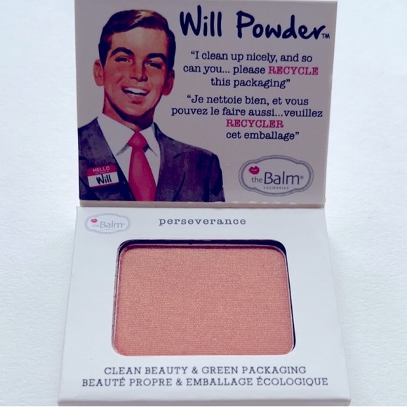 Sale 4/$20: The Balm Will Powder Perseverence blush in travel/sample size 2.2g